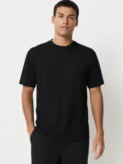 Clearance Next Blue/Black/Orange/Green/Grey/Ecru White Regular Fit Essential Cotton T-Shirts 6 Pack