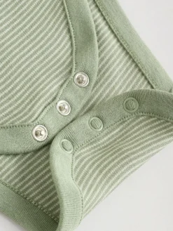 Sale Next Baby Long Sleeve Bodysuits 5 Pack Blue/Brown