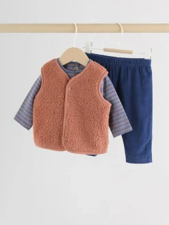 Next Baby Gilet Top and Leggings Set (0mths-2yrs)^BOY Baby Boys|Baby Boys