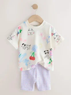 Next Top & Cycle Shorts Set 2 Pack (3mths-7yrs)^ Shorts & Skirts|Baby Girls
