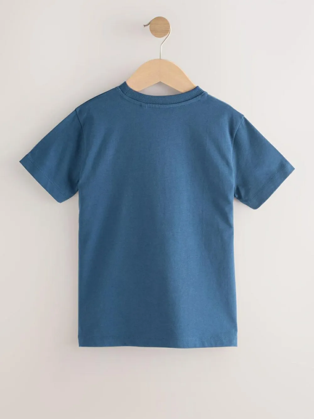Next Blue/Ecru Colourblock Short Sleeve T-Shirt (3-16yrs)^BOY T-Shirts