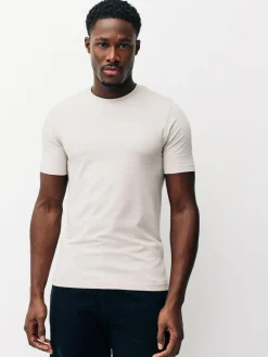 Next Muscle Fit Essential T-Shirts 3 Pack^ Nightwear|Tops & T-Shirts