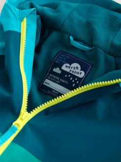 Next Blue/Green Colourblock Puddlesuit (3mths-7yrs)