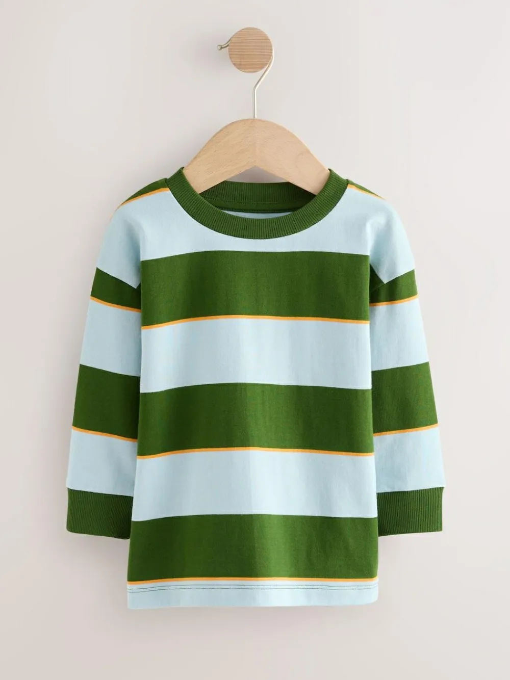 Sale Next Blue/Green Taco Long Sleeve Graphic Print T-Shirts 3 Pack (3mths-7yrs)