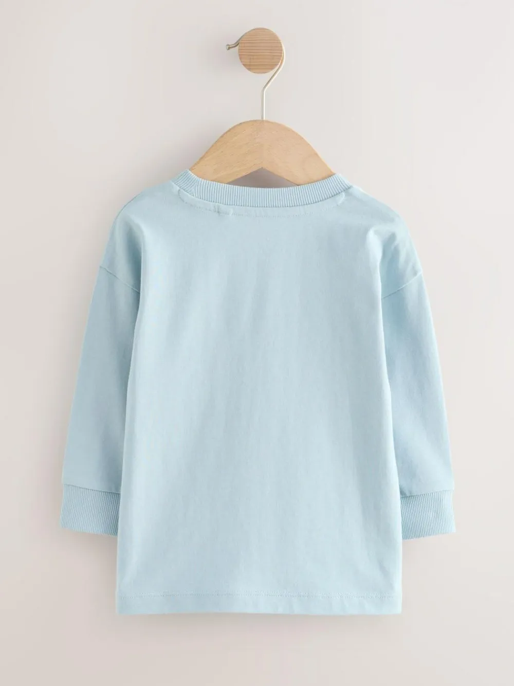 Sale Next Blue/Green Taco Long Sleeve Graphic Print T-Shirts 3 Pack (3mths-7yrs)