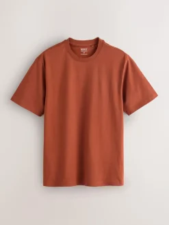 Next Blue/Green/Grey/Orange/White/Brown Regular Fit Essential Cotton T-Shirts 6 Pack^ Nightwear|Tops & T-Shirts