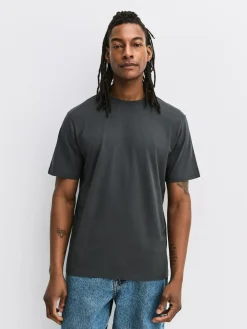 Next Blue/Green/Grey/Orange/White/Brown Regular Fit Essential Cotton T-Shirts 6 Pack^ Nightwear|Tops & T-Shirts