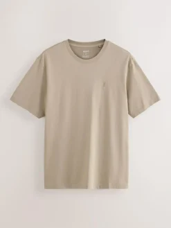 Next Blue/Green/Neutral/Brown Regular Fit T-Shirts 4 Pack