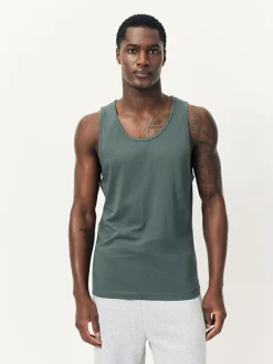 Next 100% Cotton Layering Vests 5 Pack Blue/Grey