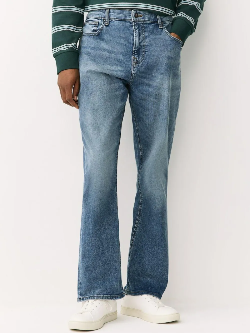 Outlet Next Blue/Grey Bootcut Classic Stretch Jeans