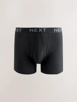 Next Blue/Grey Marl A-Front Boxers 10 Pack^ Underwear|Underwear