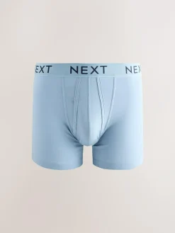 Next Blue/Grey Marl A-Front Boxers 10 Pack^ Underwear|Underwear