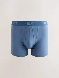 Next Blue/Grey Marl A-Front Boxers 10 Pack^ Underwear|Underwear