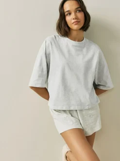 Next Blue/Grey/Pink Floral Short Set Pyjamas 3 Pack^Women Pyjamas|All Night & Lounge