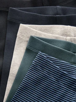 Next Ribbed Leggings 5 Pack (3mths-7yrs)^BOY Newborn Clothing|Baby Boys