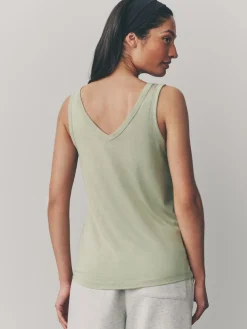 Next Blue/Mauve/Pastel Green Slouch Vests 5 Pack^Women Nightwear