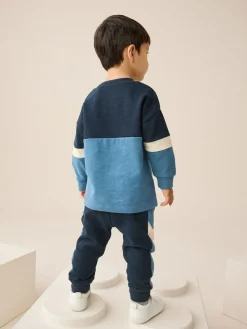 Next Long Sleeve Soft Touch T-Shirt and Joggers Set (3mths-7yrs)^BOY Sets & Co-Ords|Sets & Co-Ords