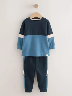 Next Long Sleeve Soft Touch T-Shirt and Joggers Set (3mths-7yrs)^BOY Sets & Co-Ords|Sets & Co-Ords