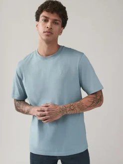 Sale Next Blue/Navy/White/Steel Regular Fit T-Shirts 4 Pack