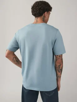 Sale Next Blue/Navy/White/Steel Regular Fit T-Shirts 4 Pack