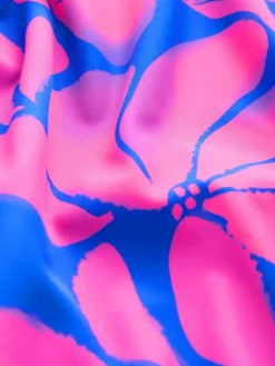 Next Blue/Pink Floral Print Long Sleeved Bikini (3-16yrs)^ Swimwear