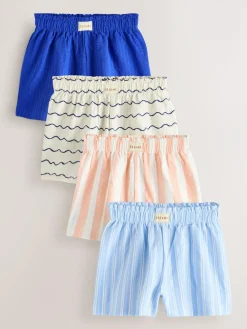Best Next Shorts 4 Pack (3mths-7yrs) Blue/Pink