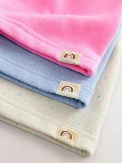 Next Blue/Pink/Oatmeal Shorts Set 3 Pack (3mths-7yrs)^ Nightwear|Shorts