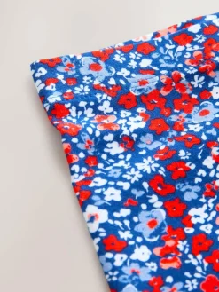 Next Blue/Red Floral Leggings (3-16yrs)^ Pants & Leggings|Pants & Leggings