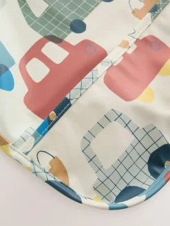 Sale Next Blue/Red Transport Weaning And Feeding Sleeved Bib