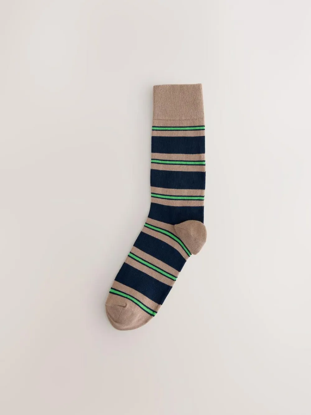 Next Blue/Red/Brown Striped Pattern Socks 8 Pack^ Socks|Socks