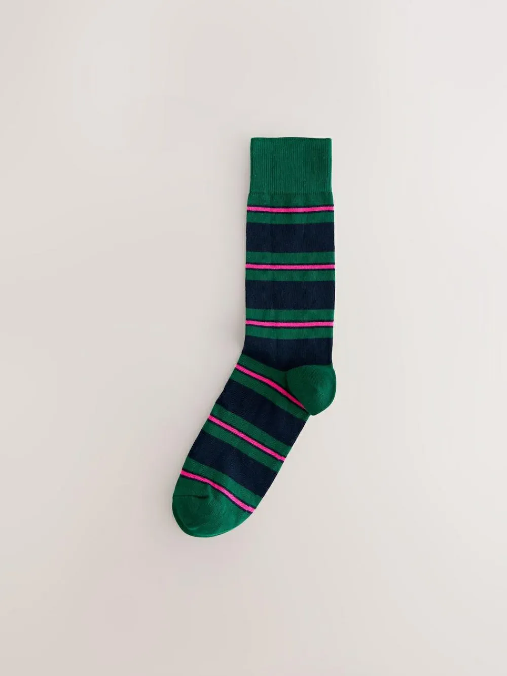 Next Blue/Red/Brown Striped Pattern Socks 8 Pack^ Socks|Socks