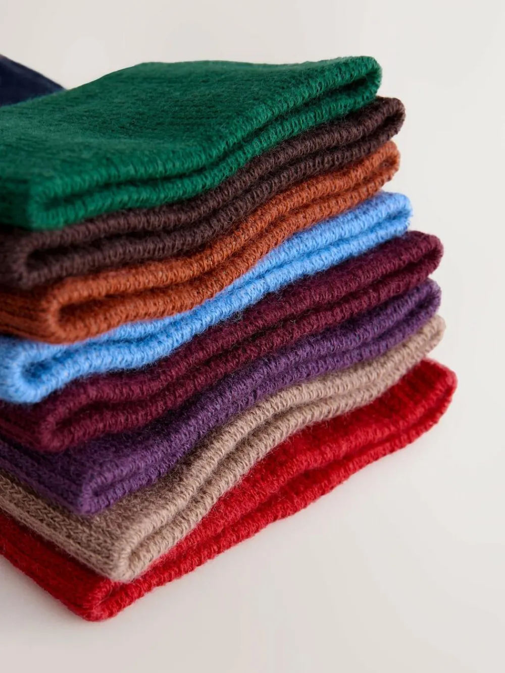 Next Blue/Red/Brown Striped Pattern Socks 8 Pack^ Socks|Socks