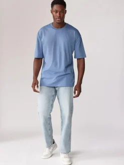 Next Essential Cotton T-Shirts Relaxed Fit 5 Pack^ Nightwear|Tops & T-Shirts