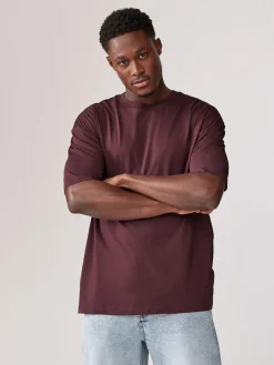 Next Essential Cotton T-Shirts Relaxed Fit 5 Pack^ Nightwear|Tops & T-Shirts