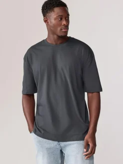 Next Essential Cotton T-Shirts Relaxed Fit 5 Pack^ Nightwear|Tops & T-Shirts