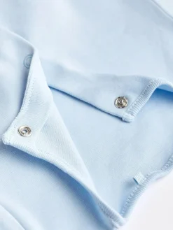 Next Blue/White 5 Pack Baby Sleepsuits (0-2yrs)^BOY Nightwear|Nightwear