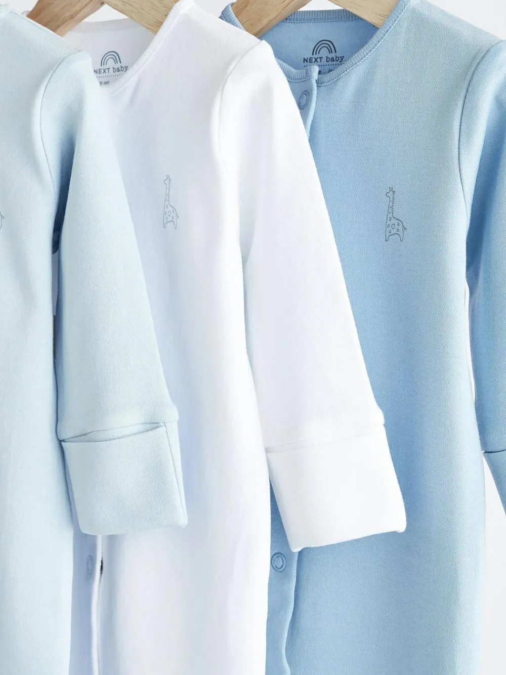 Next 3 Pack Baby Sleepsuits (0-2yrs)^BOY Multipacks|Nightwear