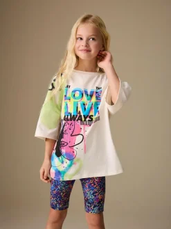 Next T-Shirt and Cycle Shorts Set (3-16yrs)^ Sets & Coords|Shorts & Skirts