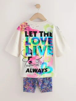 Next T-Shirt and Cycle Shorts Set (3-16yrs)^ Sets & Coords|Shorts & Skirts