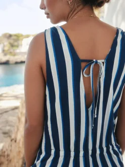 Discount Next Blue/White Jersey Summer Playsuit