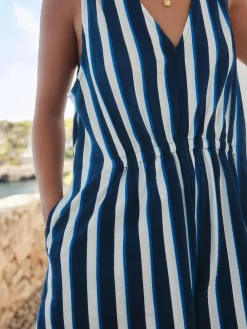 Discount Next Blue/White Jersey Summer Playsuit