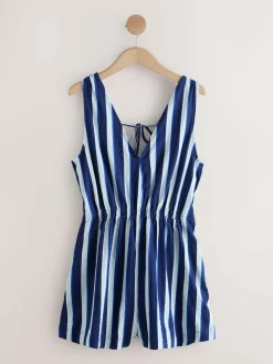 Discount Next Blue/White Jersey Summer Playsuit