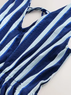 Discount Next Blue/White Jersey Summer Playsuit