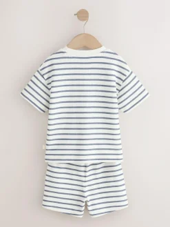 Next Short Sleeve T-Shirt and Shorts Set 2 Pack (3mths-7yrs)^BOY Sets & Co-Ords|Sets & Co-Ords