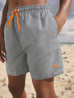 Next Stripe Swim Shorts (3-16yrs)^BOY Swimwear