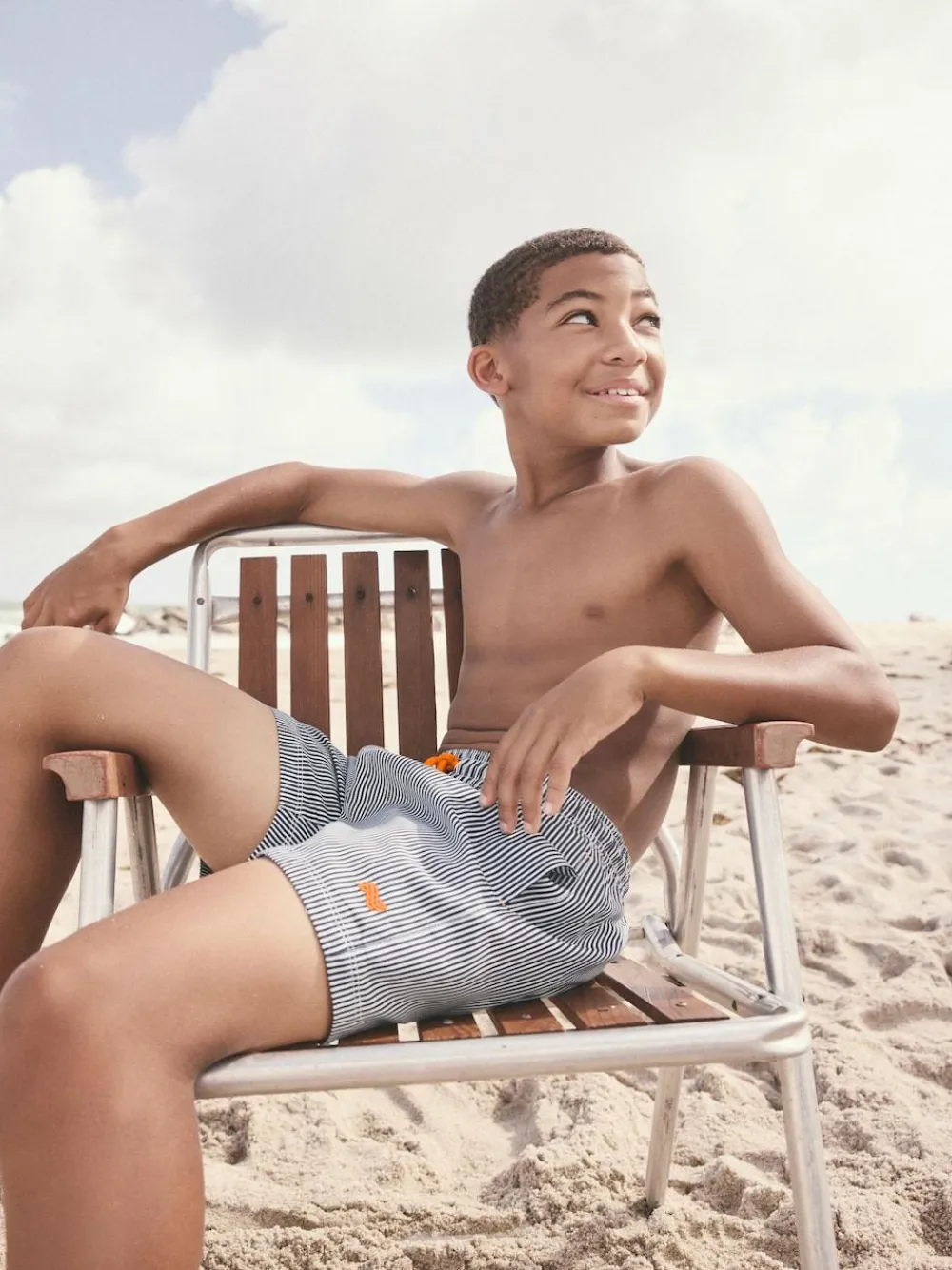 Next Stripe Swim Shorts (3-16yrs)^BOY Swimwear