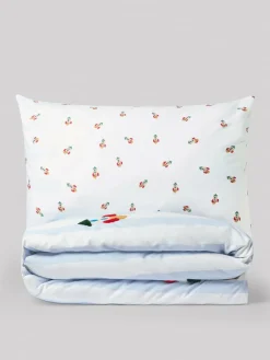 Next Blue/White Tufted Rocket Duvet Cover and Pillowcase Set