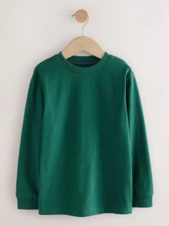 Next Long Sleeve Colourblock T-Shirts 3 Pack (3-16yrs)^BOY Tops|T-Shirts