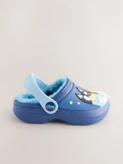 Next Bluey Navy Lined Slipper Clogs^BOY Nightwear