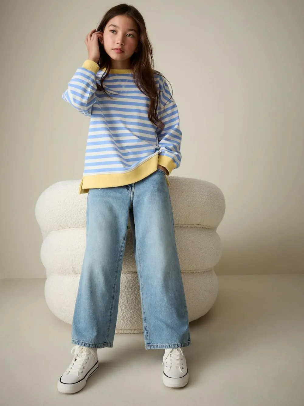 Discount Next Sweatshirt (3-16yrs) Blue/Yellow